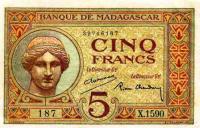 1930, 5 Francs, 
