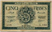 1942, 5 Francs, 