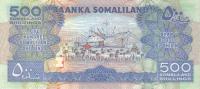 2002, 500 Somaliland Shillings=500 Shilin, 