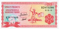1991, 20 Francs, 