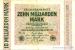 10 Milliarden Mark (��� 2�), 1923