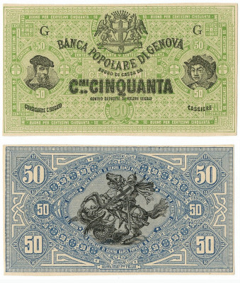 50 CENTESIMI NON EMESSO BIGLIETTO FIDUCIARIO BANCA POPOLARE DI GENOVA.jpg